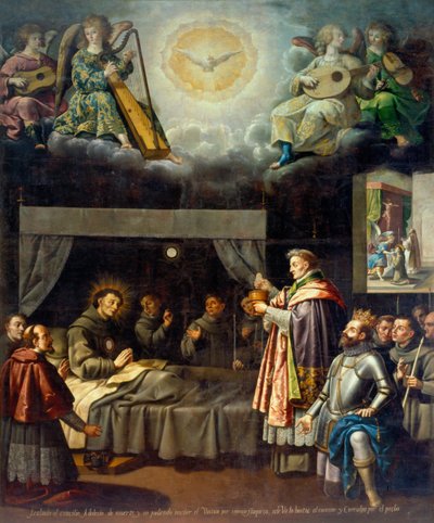 Die letzte Kommunion des heiligen Bonaventura von José Juárez